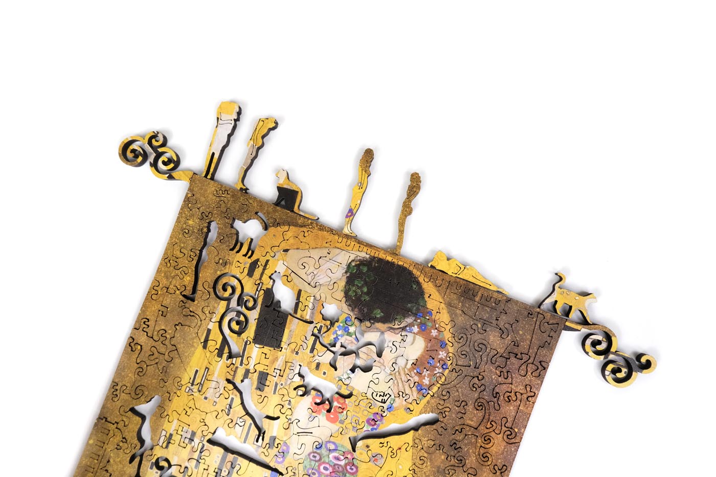 克林姆雙面木質拼圖