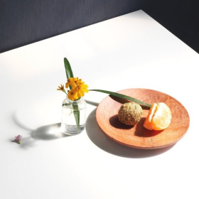 森食光 12cm實木點心盤（2入組）