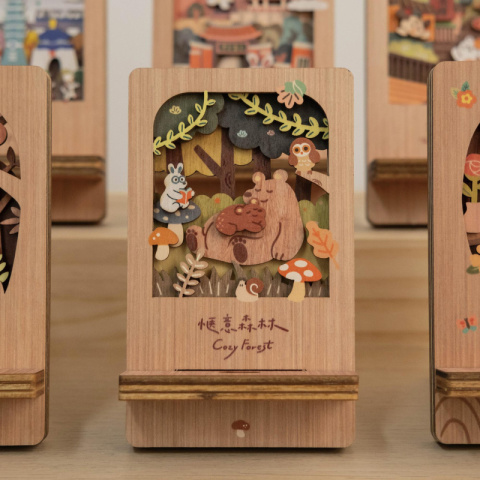 《遊木時光》微風景手機架