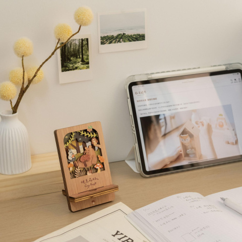 《遊木時光》微風景手機架