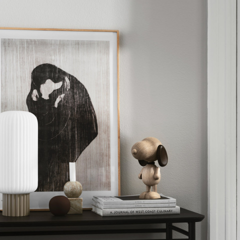 米格魯先生擺飾（身橡木色/耳雪茄黑）