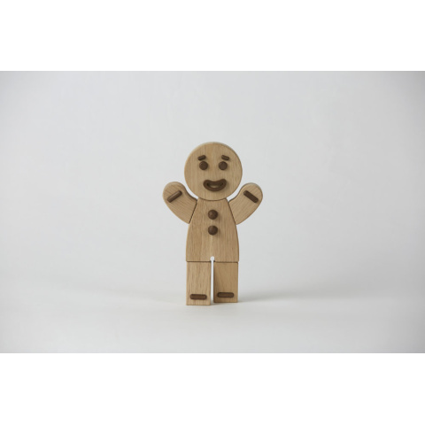 丹麥 boyhood 薑餅人造型擺飾（橡木色）