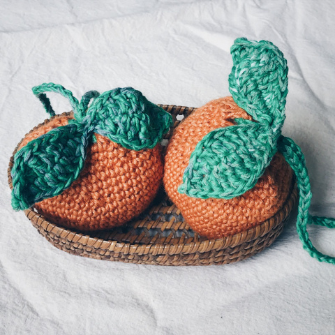 Coldyoshi -《織果子》天然驅蚊束口香包（大橘）