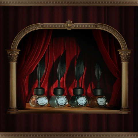 《威廉・莎士比亞悲劇》指彩油四色禮盒