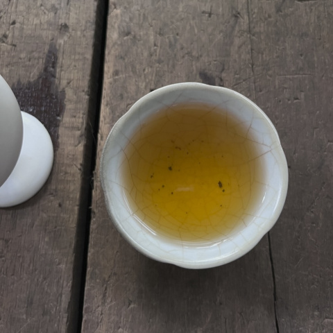桂花・阿里山烏龍茶包茶湯