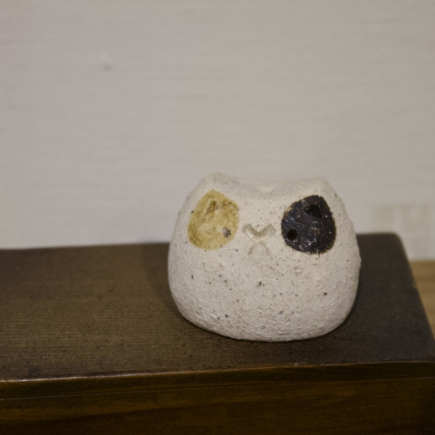 有貓氏陶 - 三花貓陶偶