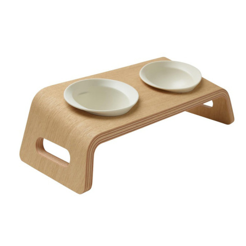 KARIMOKU CAT TABLE 貓餐桌 自然栗木色