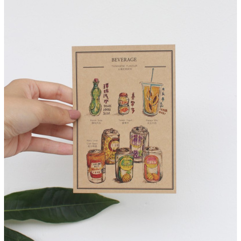 OUNCE - 台灣小吃明信片組