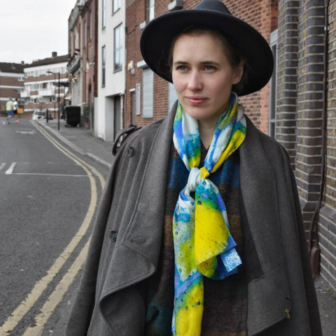 Vvenus「創世紀Genesis」藝術真絲絲巾