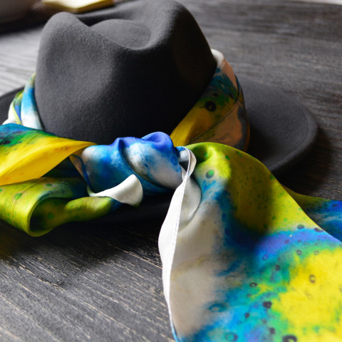 Vvenus「創世紀Genesis」藝術真絲絲巾