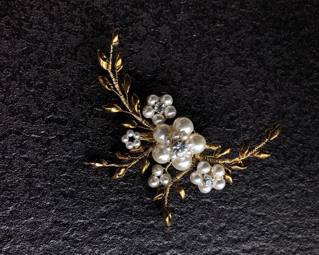 花寓設計・珍珠唯一手工胸花課程