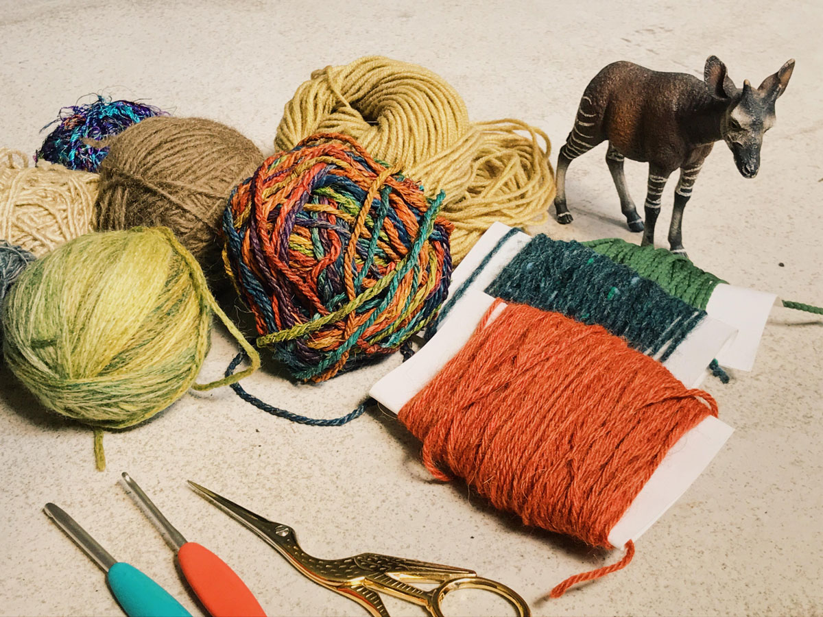 Coldyoshi 混線粗織 - 花器套鉤針手作 