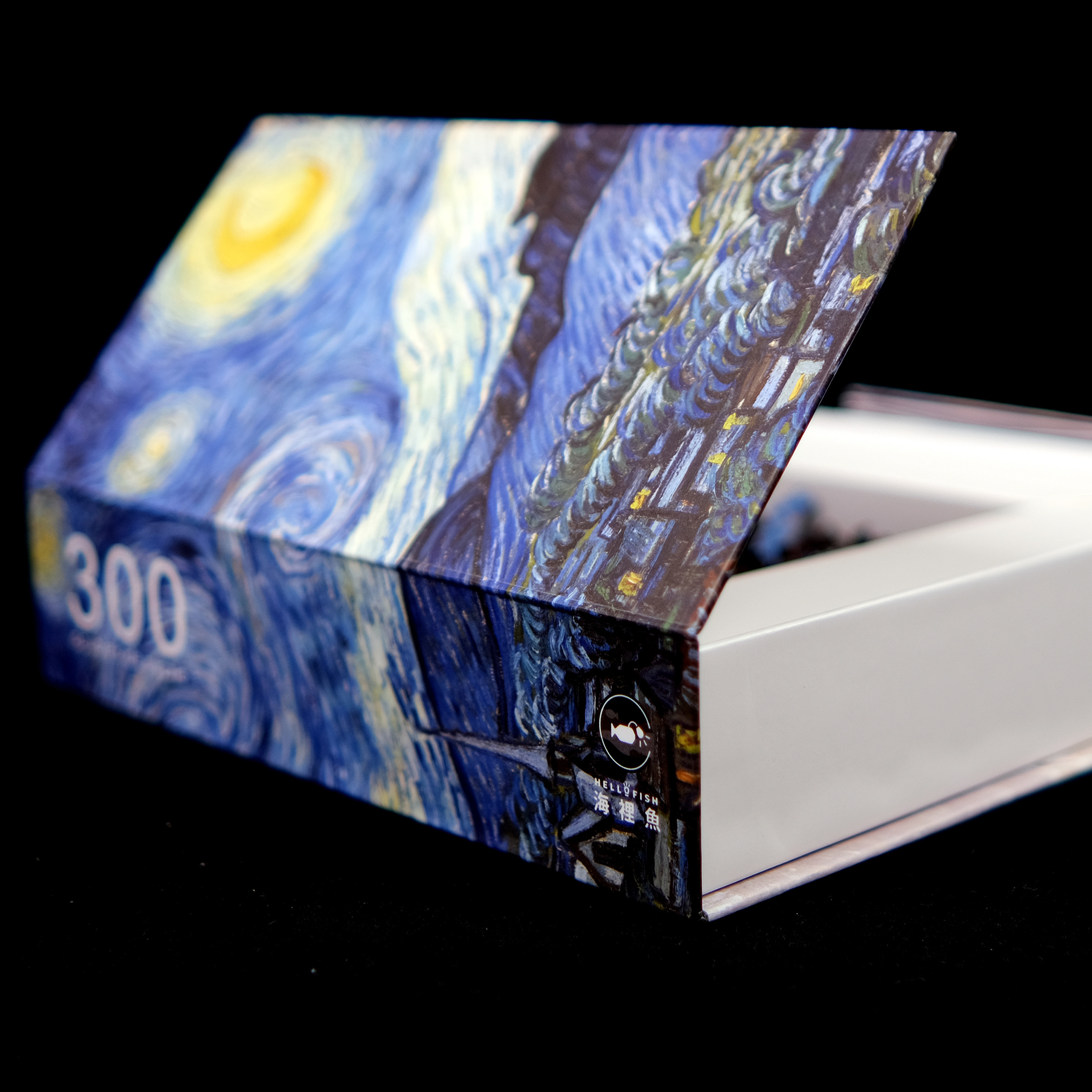 海裡魚 - 《名畫博物館》梵谷雙面木質拼圖