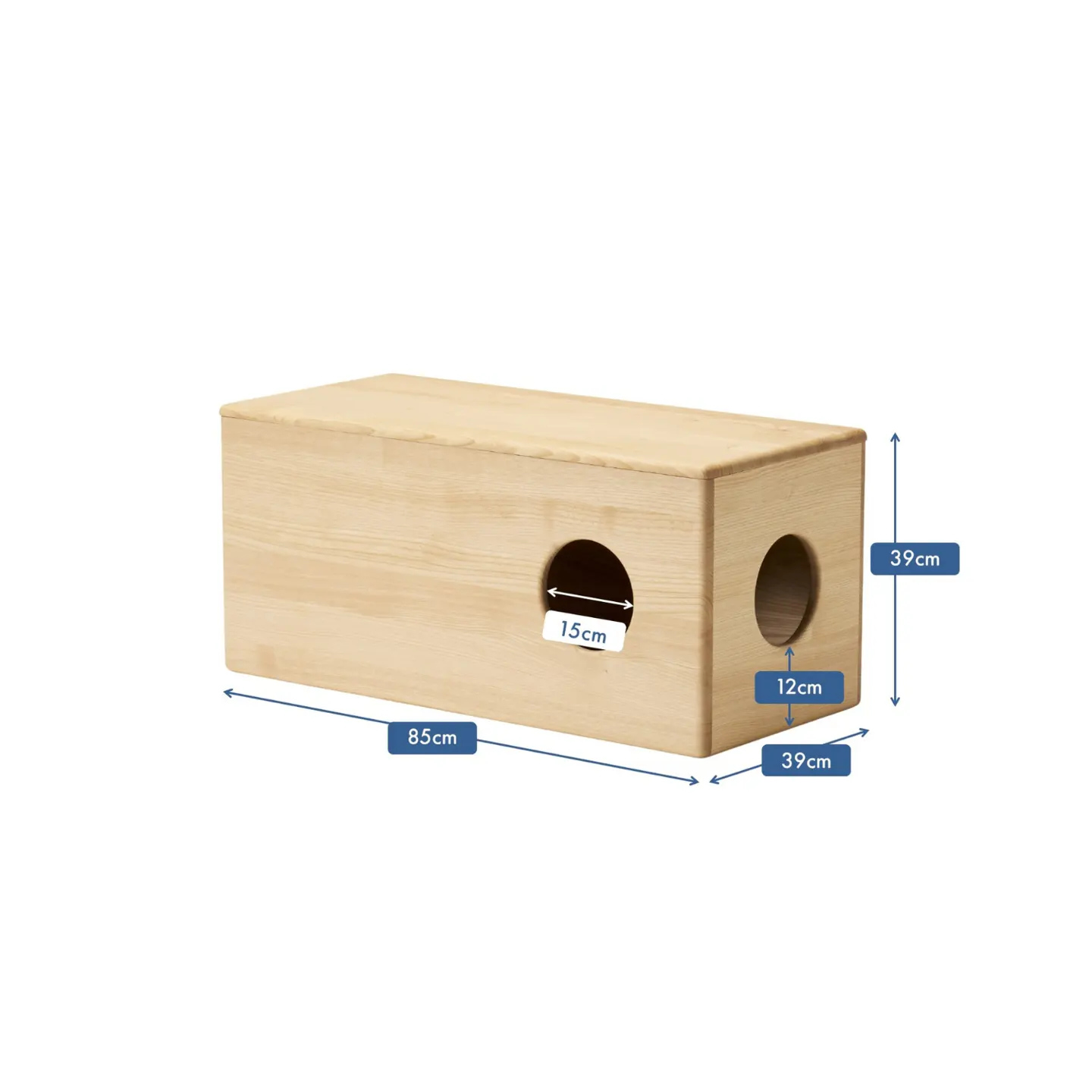 KARIMOKU CAT NEST 貓屋尺寸圖 Large