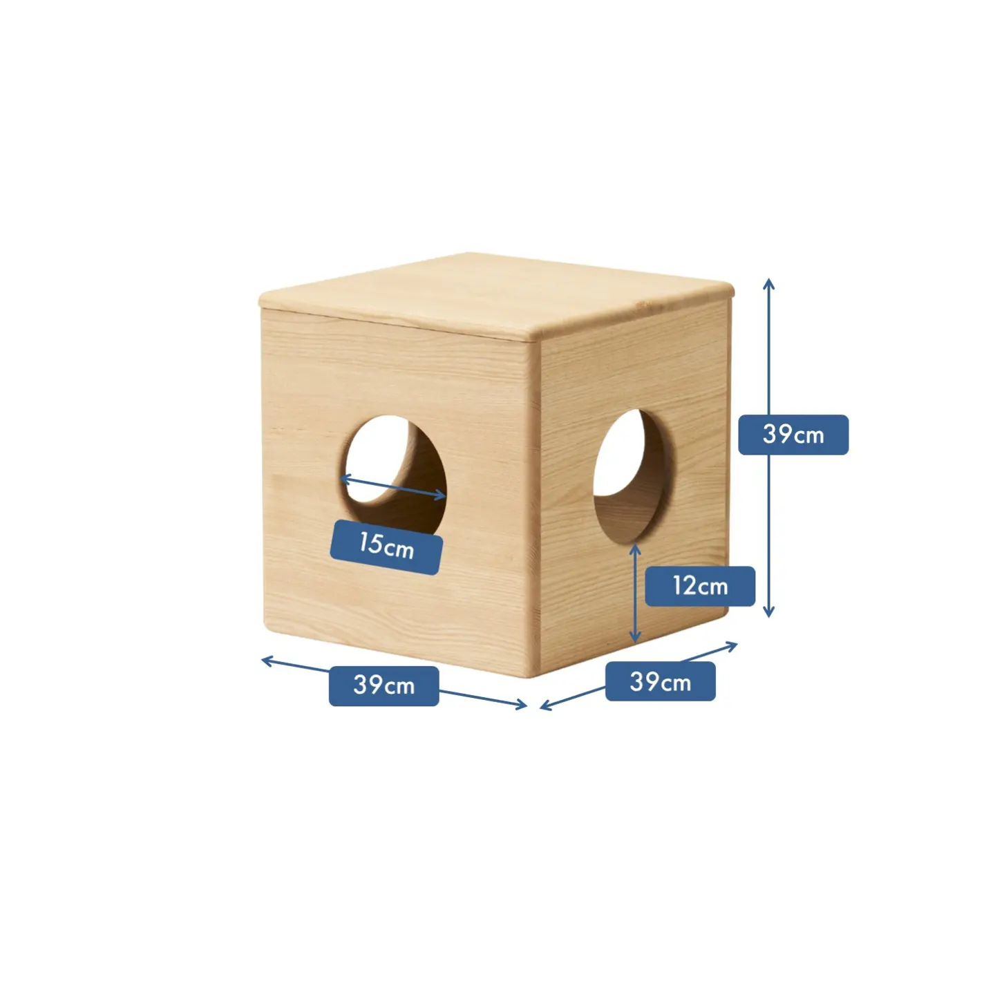 KARIMOKU CAT NEST 貓屋尺寸圖 Small
