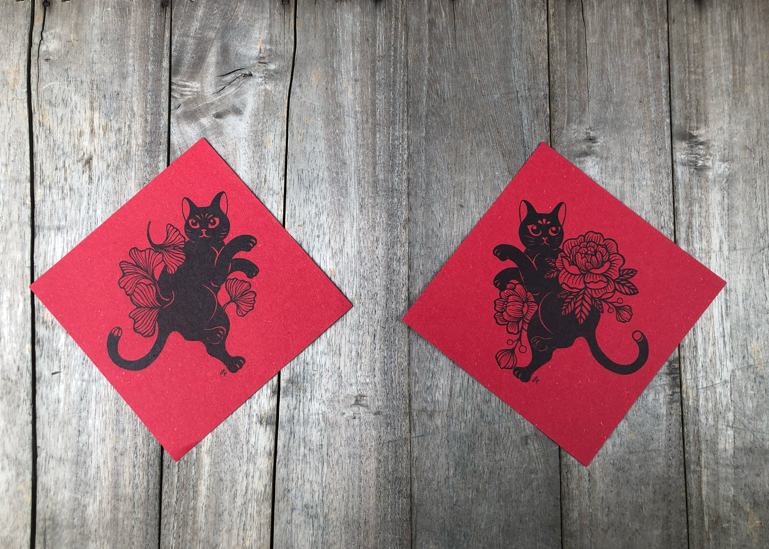 《牡丹花》吉祥富貴新年春聯