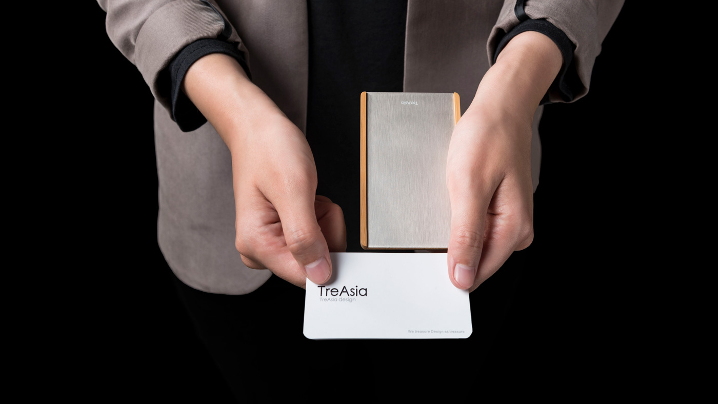 TA+d - SLIDE 燻竹名片盒
