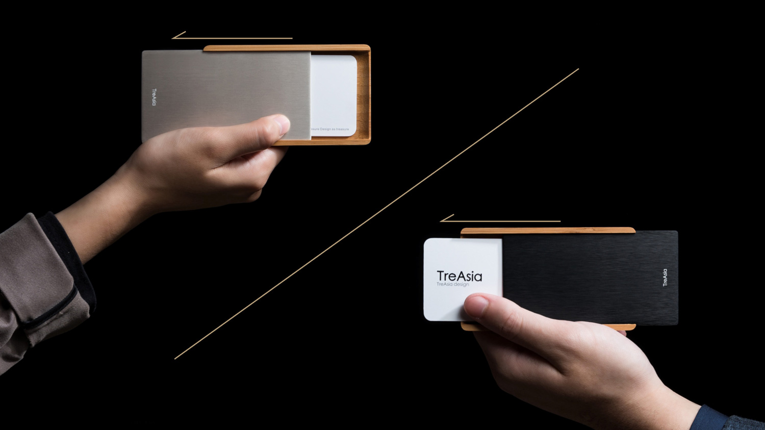 TA+d - SLIDE 燻竹名片盒