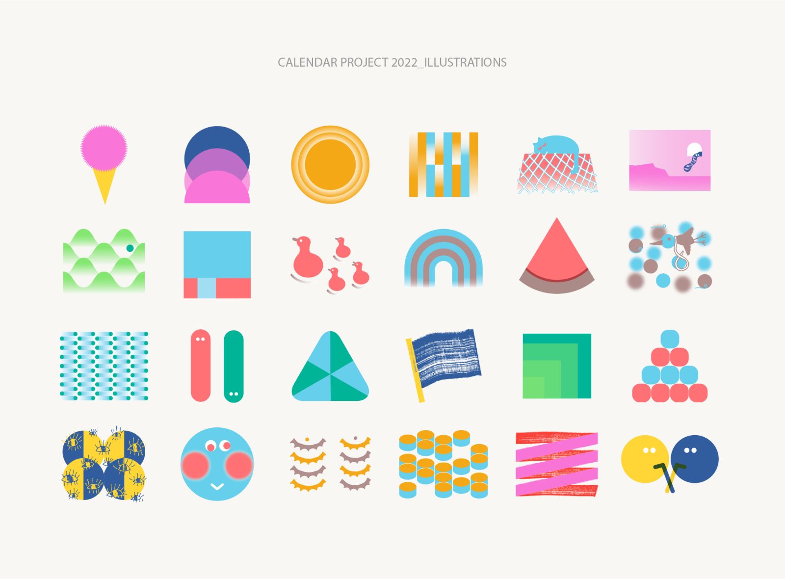 五金行日曆 插圖設計