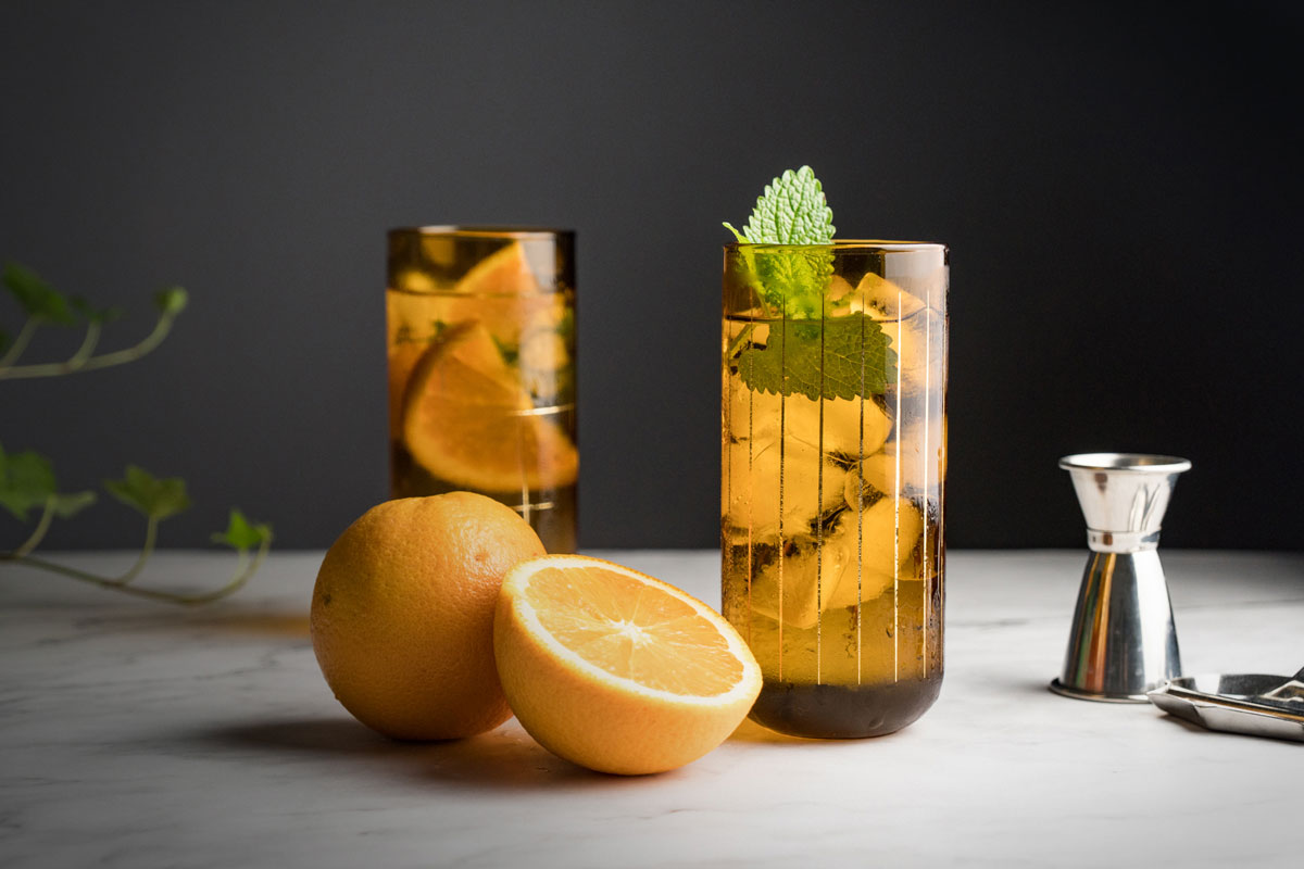 AMBER 琥珀金箔玻璃杯