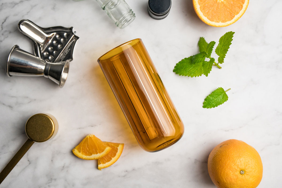 HANSCHIU AMBER 琥珀金箔玻璃杯