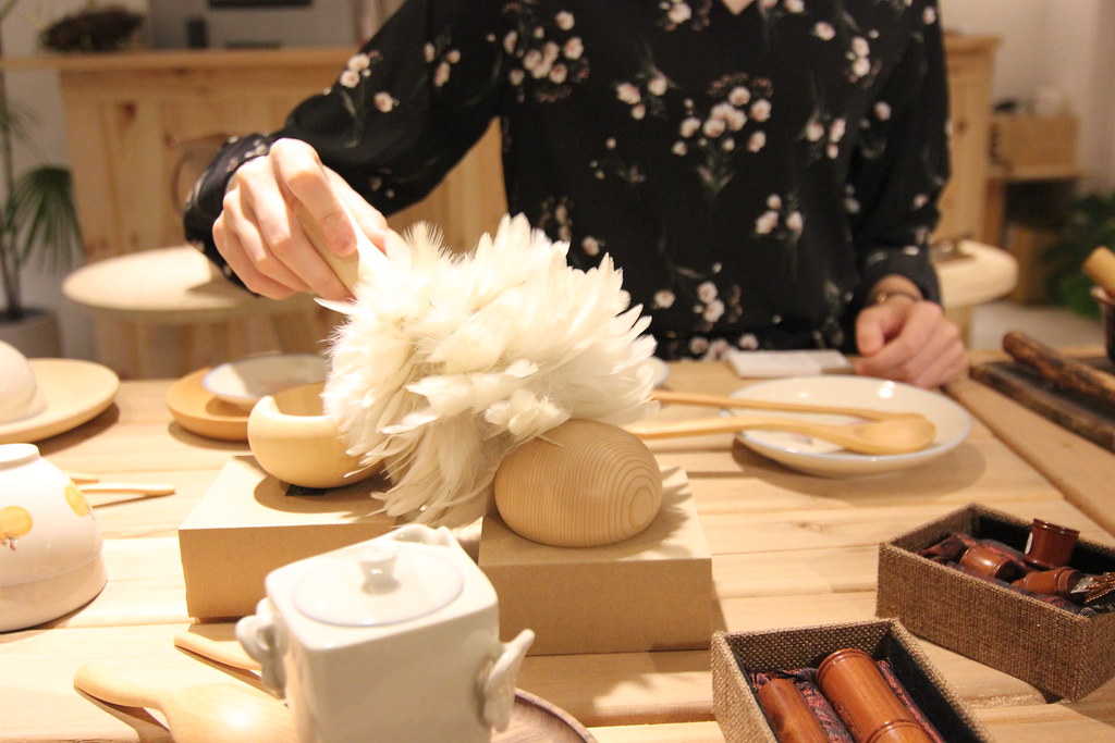 大理石雪花雞毛撢子