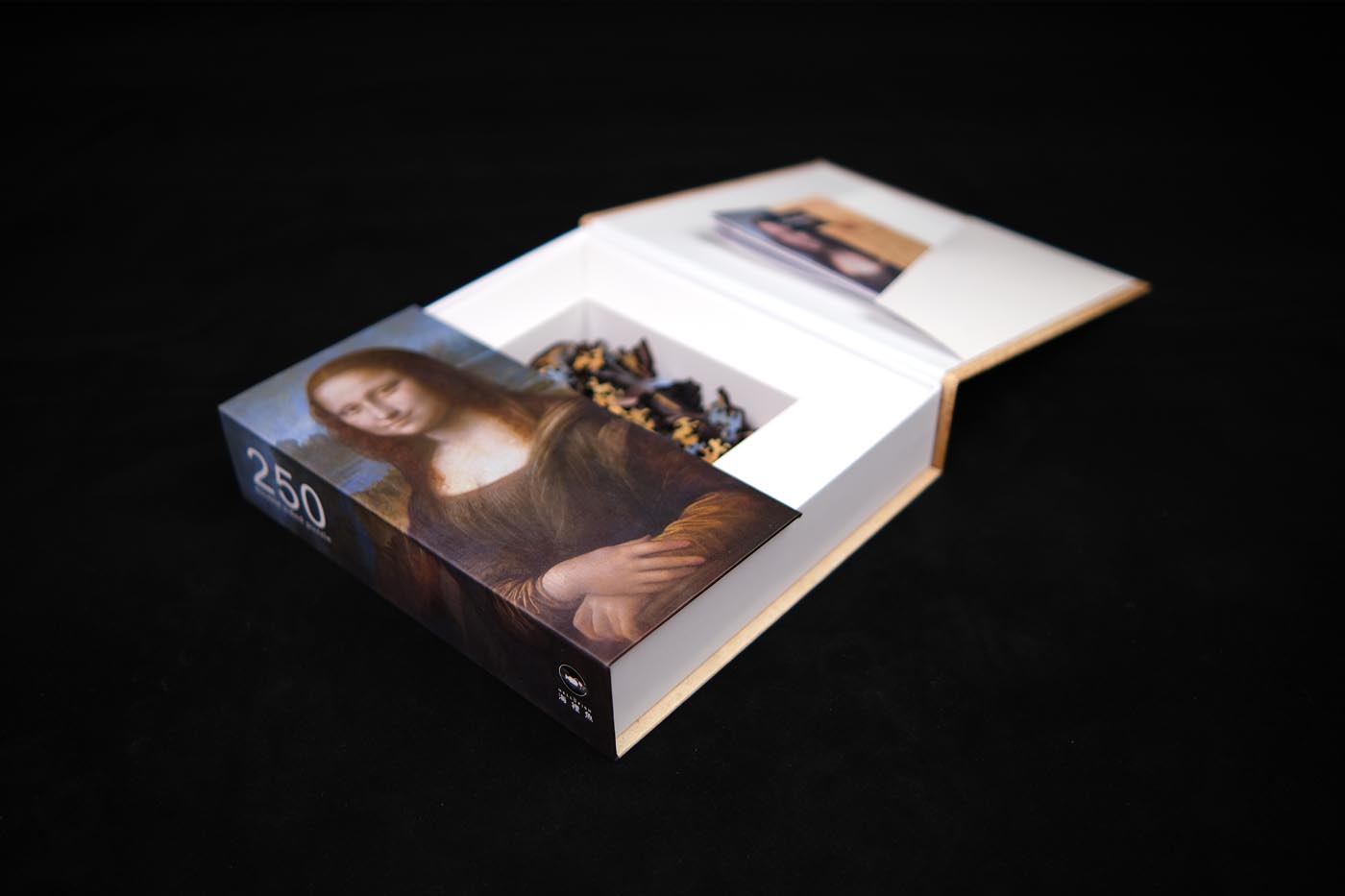 《名畫博物館》達文西雙面木質拼圖