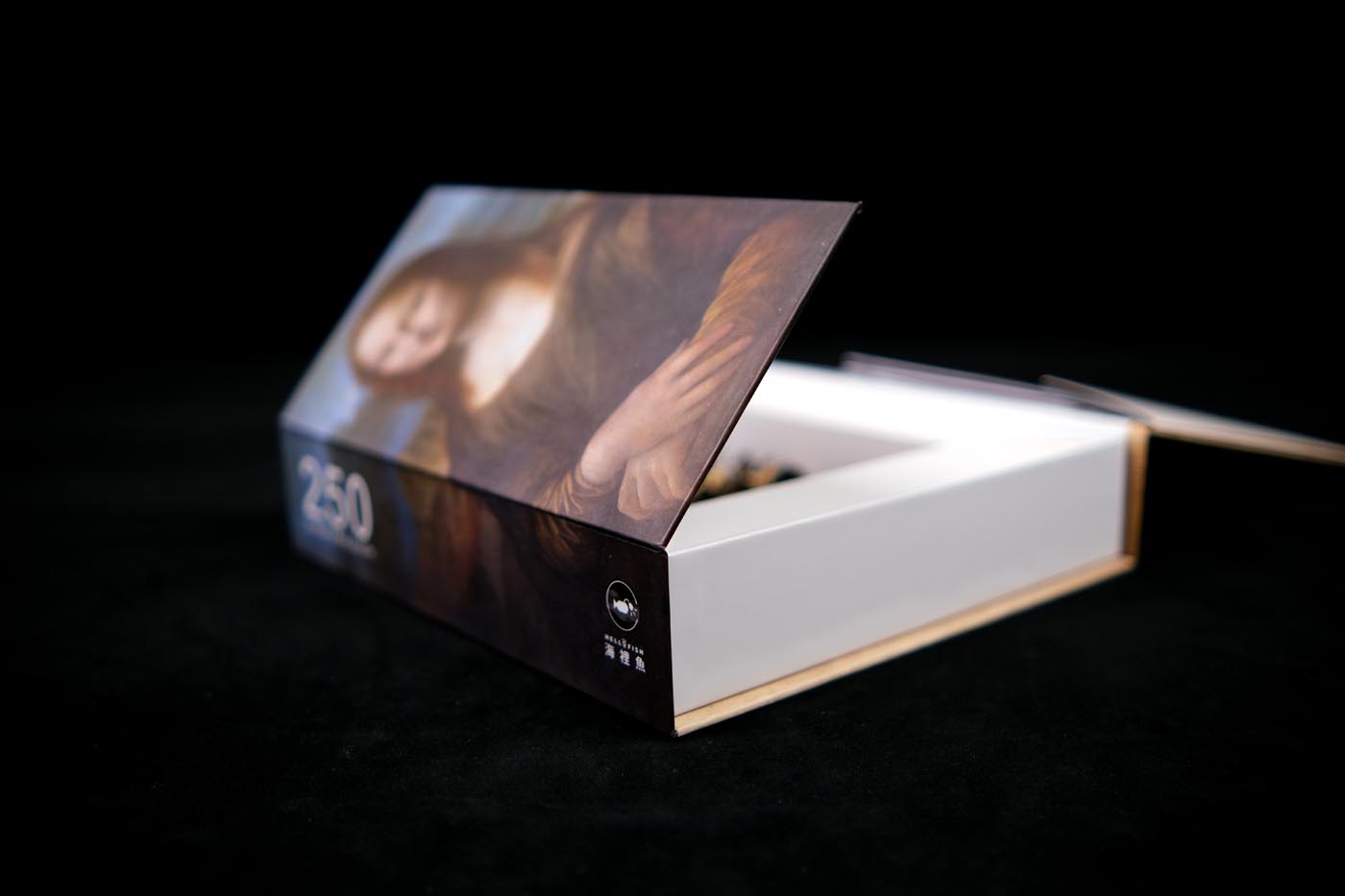 《名畫博物館》達文西雙面木質拼圖