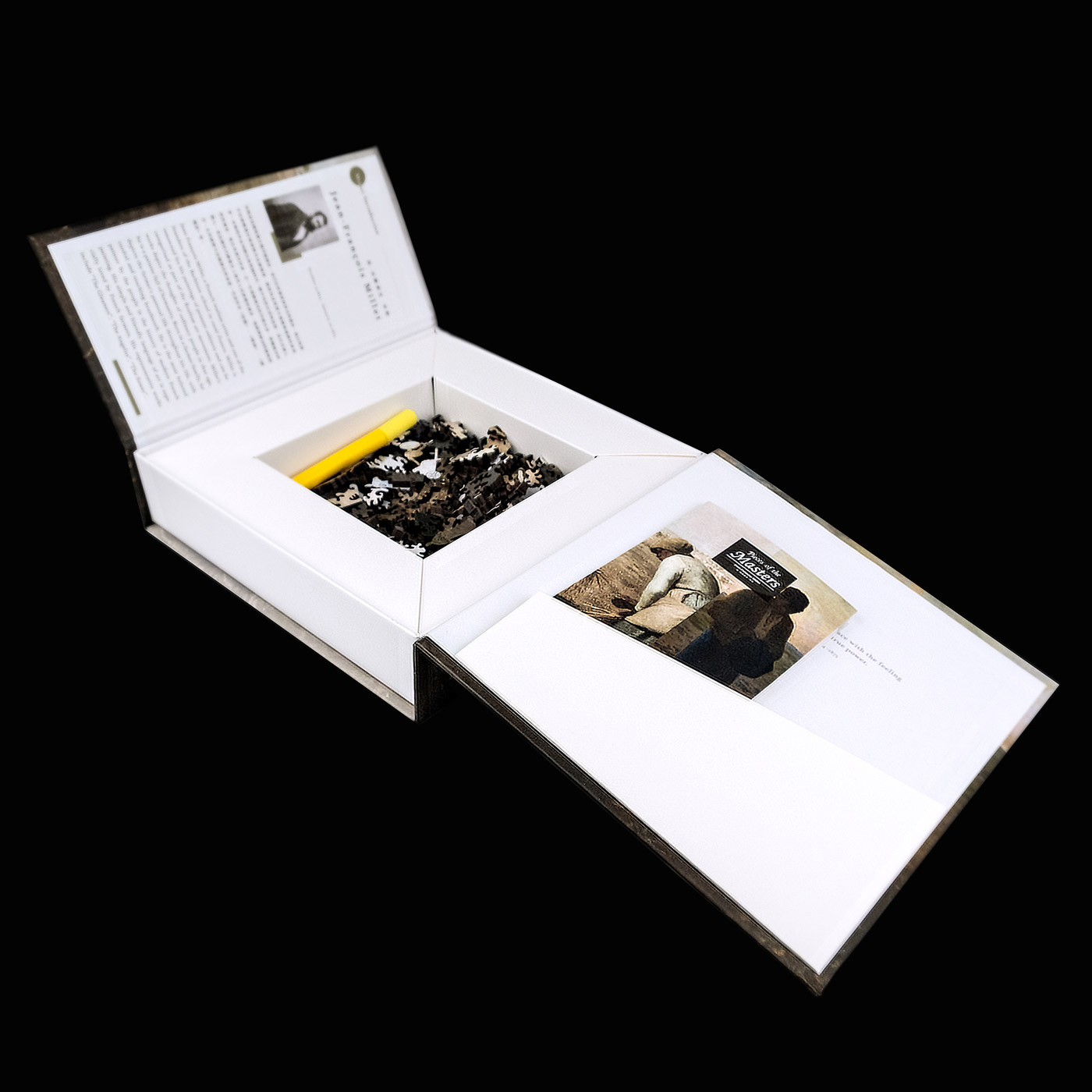 《名畫博物館》米勒雙面木質拼圖