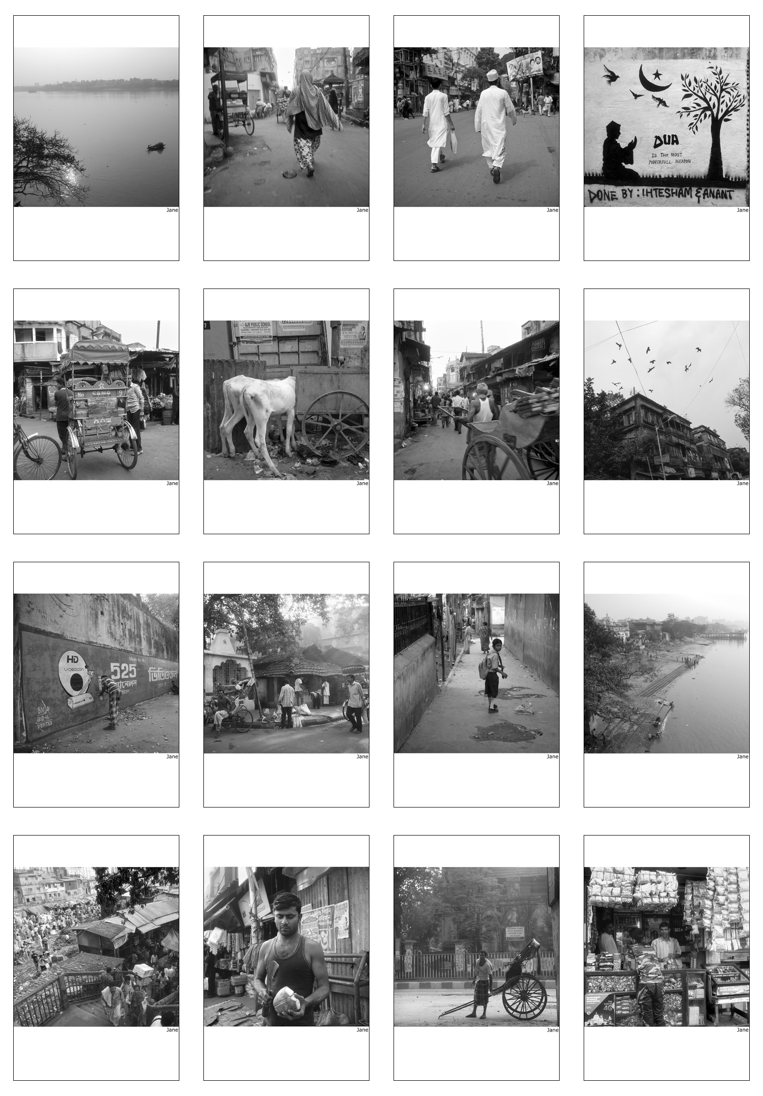 蔡宛珍 黑白攝影明信片