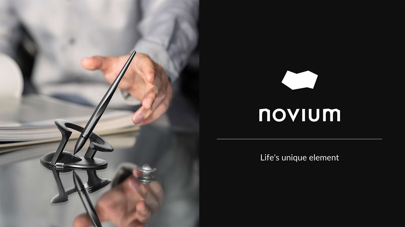 novium 漂浮自立筆