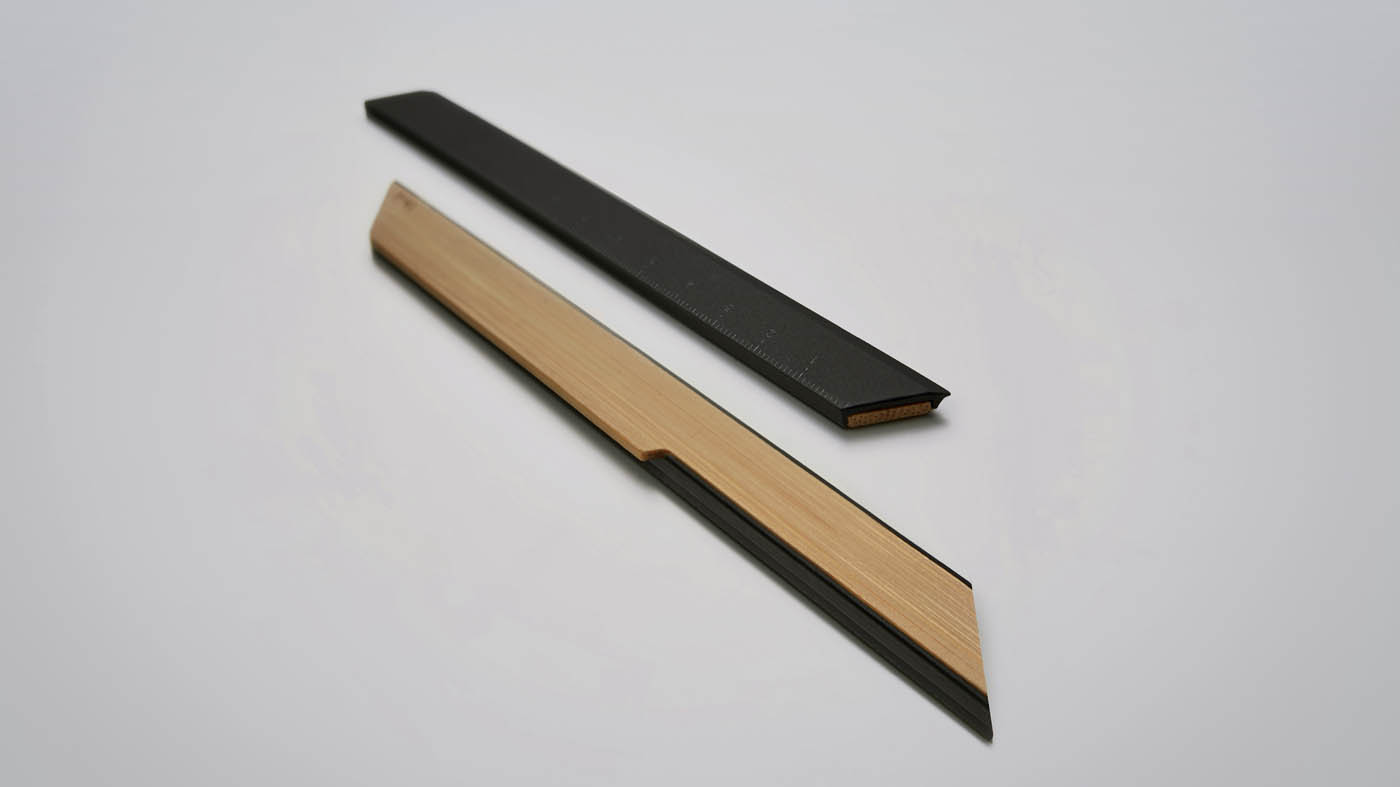 ONE2 燻竹拆信刀尺 